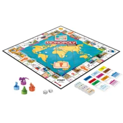 Hasbro Gaming Monopoly Wereldreis -Spellen Speelgoed Winkel 1993144 e9940f17