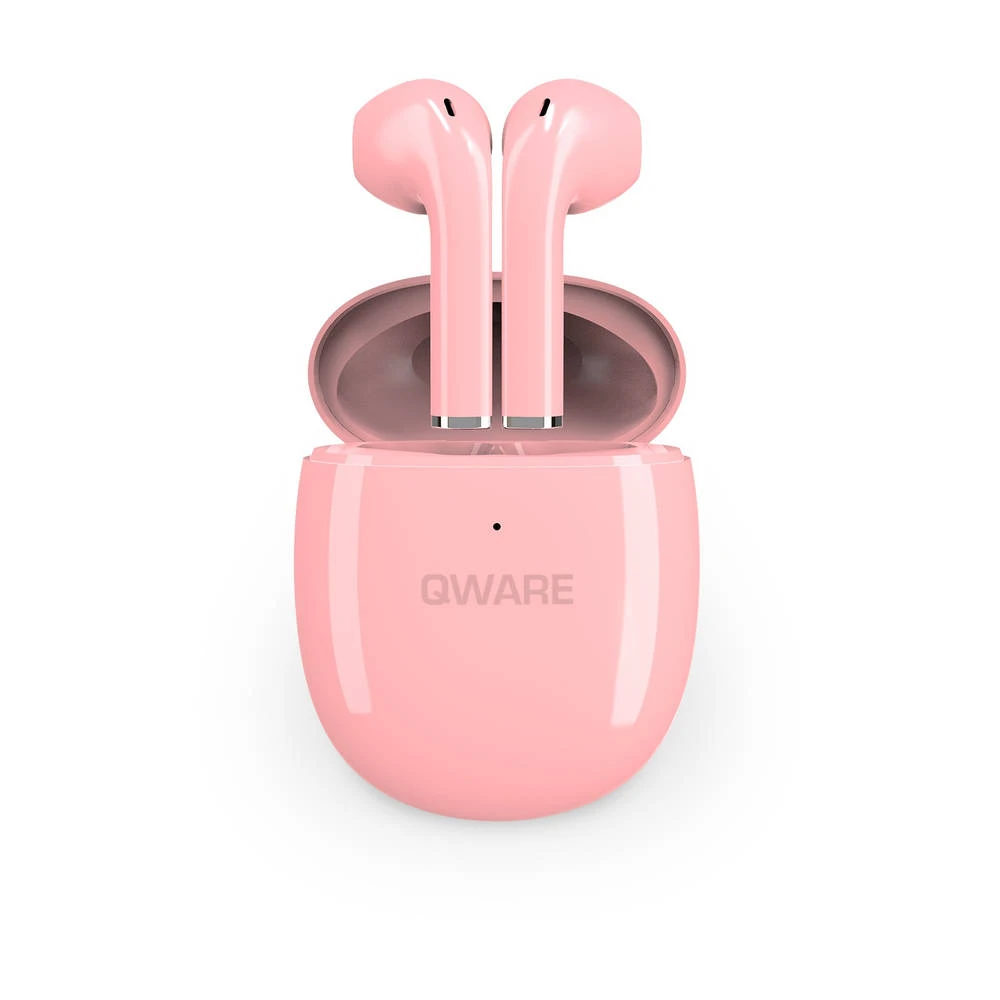Qware Sound True Draadloze Oordopjes - Roze 3 Qware Sound True Draadloze Oordopjes - Roze - Afbeelding 3