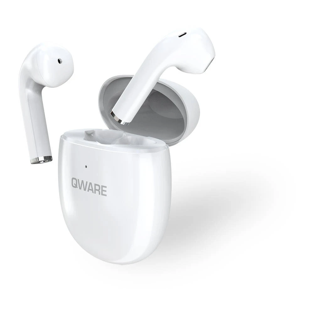 Qware Sound True Draadloze Oordopjes - Wit 1 Qware Sound True Draadloze Oordopjes - Wit