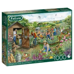 Jumbo Falcon De Luxe Puzzel Bij De Volkstuin - 1000 Stukjes