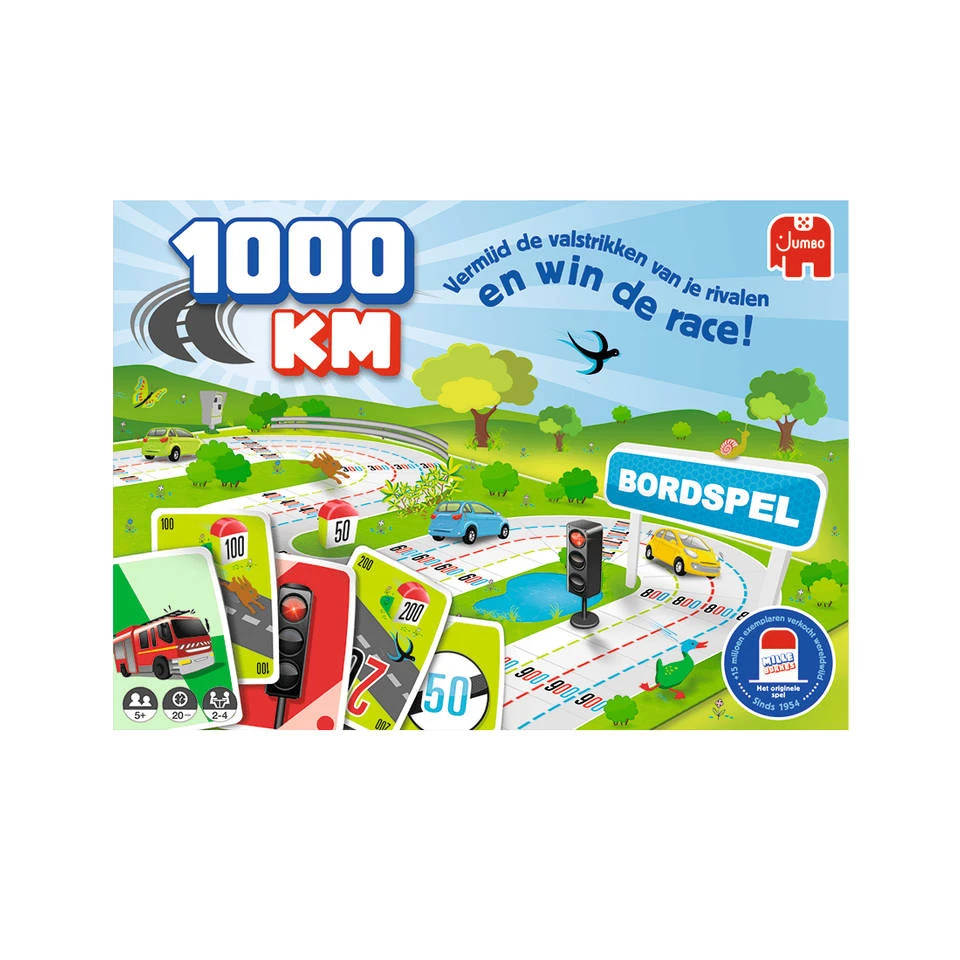 Jumbo 1000KM Bordspel 4 Jumbo 1000KM Bordspel - Afbeelding 4