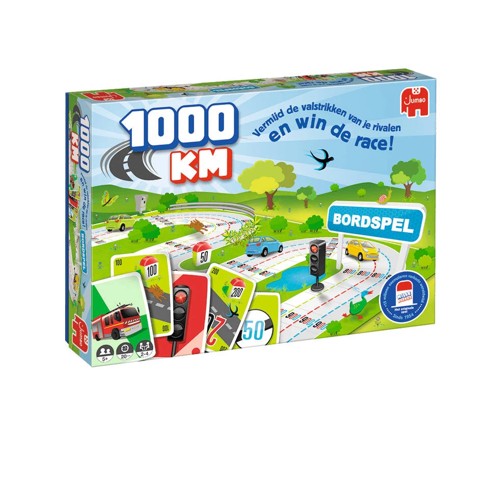 Jumbo 1000KM Bordspel 2 Jumbo 1000KM Bordspel - Afbeelding 2