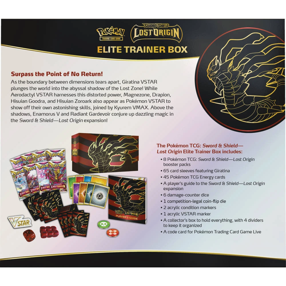 ASMODEE Pokémon TCG Sword & Shield 11: Lost Origin Elite Trainer Box 6 ASMODEE Pokémon TCG Sword & Shield 11: Lost Origin Elite Trainer Box - Afbeelding 6