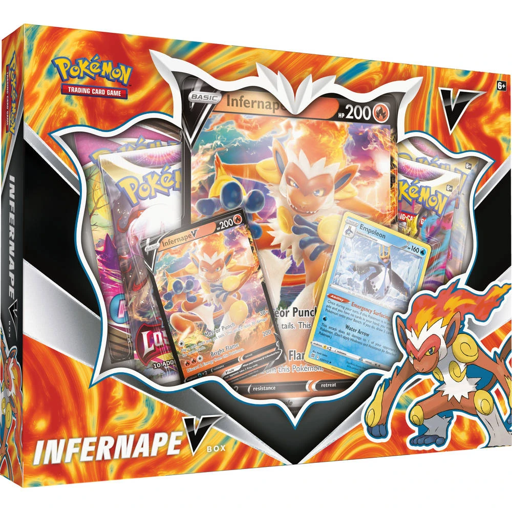 ASMODEE Pokémon TCG Sword & Shield Infernape V Box 1 ASMODEE Pokémon TCG Sword & Shield Infernape V Box
