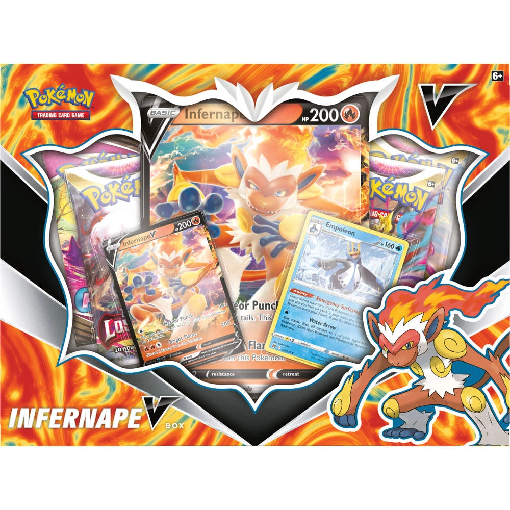 ASMODEE Pokémon TCG Sword & Shield Infernape V Box 3 ASMODEE Pokémon TCG Sword & Shield Infernape V Box - Afbeelding 3