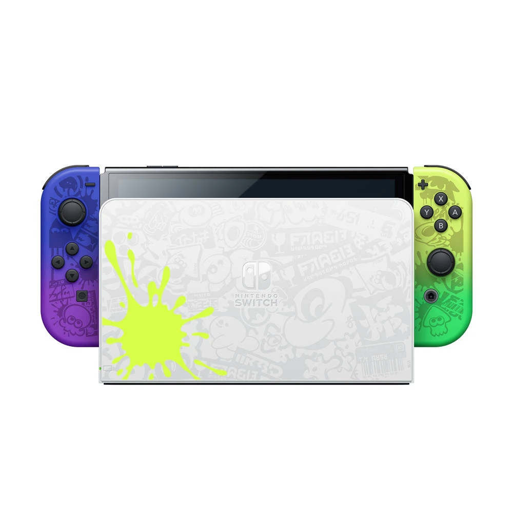 Nintendo Switch OLED Splatoon 3 Edition 3 Nintendo Switch OLED Splatoon 3 Edition - Afbeelding 3