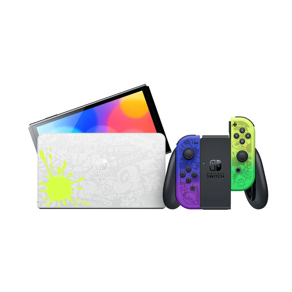 Nintendo Switch OLED Splatoon 3 Edition 2 Nintendo Switch OLED Splatoon 3 Edition - Afbeelding 2