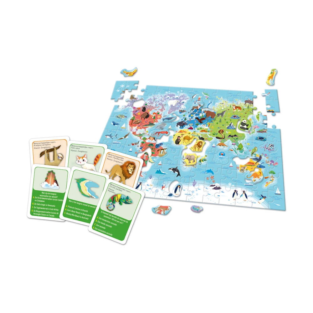 Clementoni Ontdek De Wereld Legpuzzel - 124 Stukjes 2 Clementoni Ontdek De Wereld Legpuzzel - 124 Stukjes - Afbeelding 2