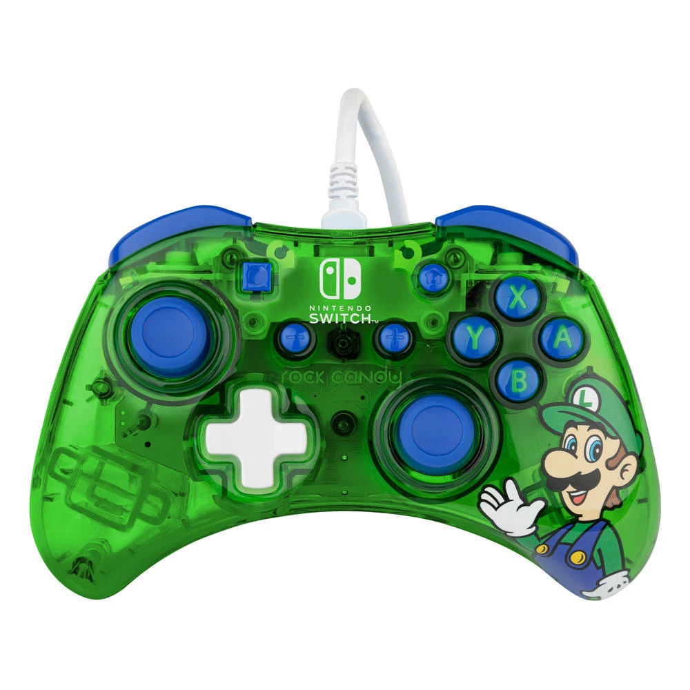 No Brand Nintendo Switch PDP Gaming Rock Candy Luigi Lime Controller 1 No Brand Nintendo Switch PDP Gaming Rock Candy Luigi Lime Controller