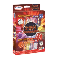Grafix 2-in-1 Dobbelspellen - Bingo Dobbelspel En Snel & Tactisch