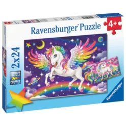 Ravensburger Puzzel Unicorn & Pegasus - 2 X 24 Stukjes