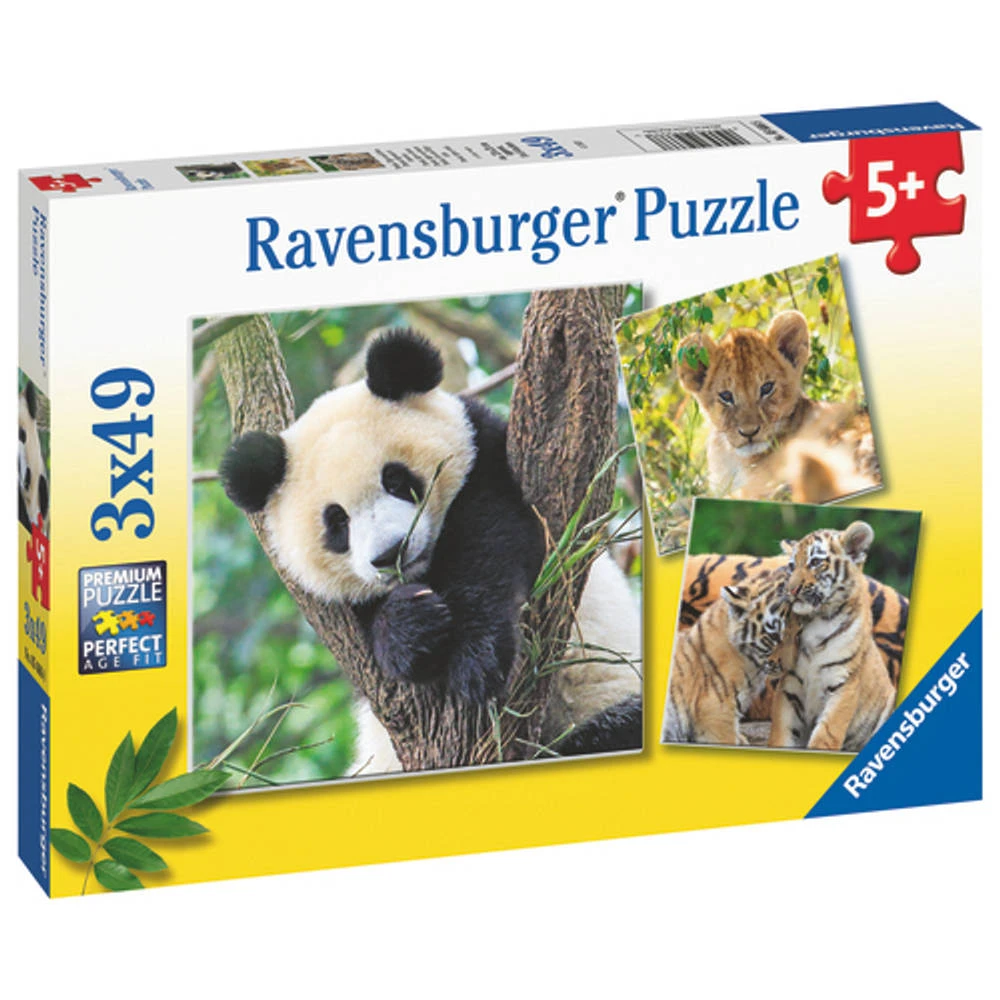 Ravensburger Puzzel Wildlife 3 X 49 2 Ravensburger Puzzel Wildlife 3 X 49 - Afbeelding 2