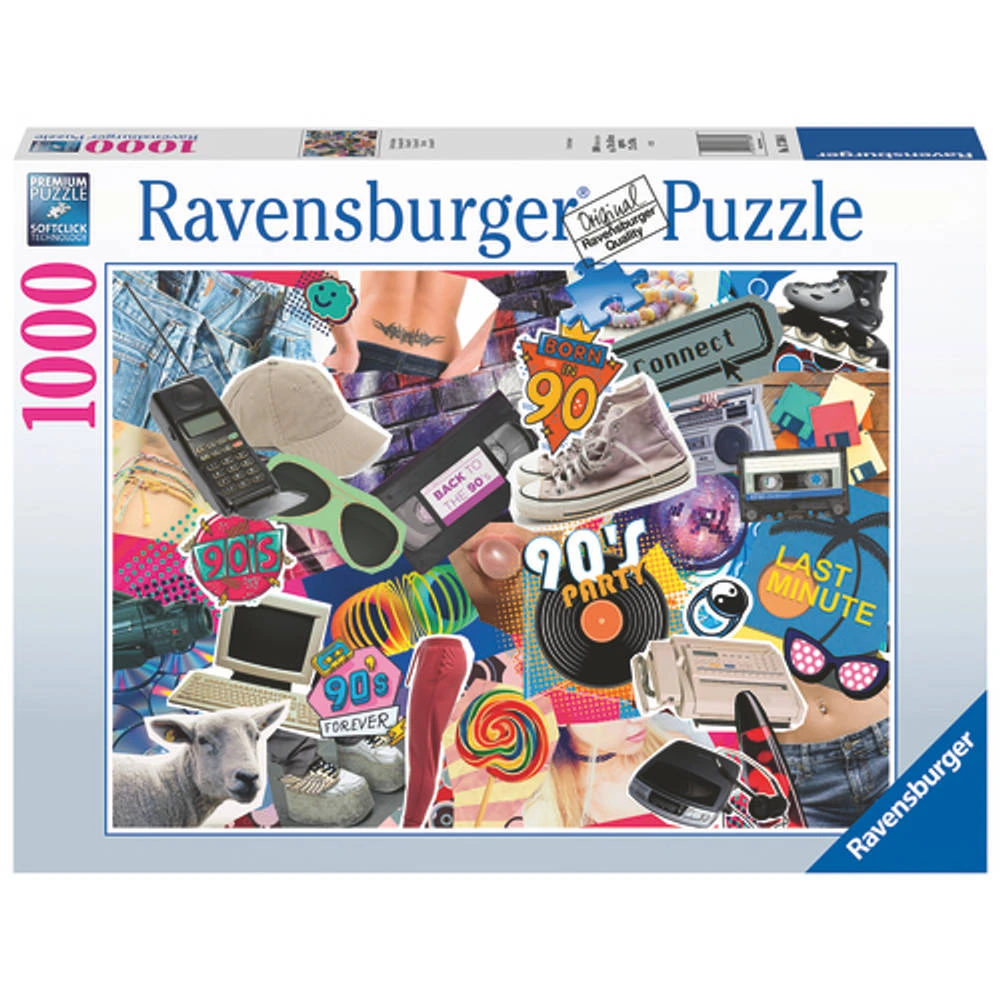 Ravensburger Puzzel De Jaren 90 - 1000 Stukjes 1 Ravensburger Puzzel De Jaren 90 - 1000 Stukjes