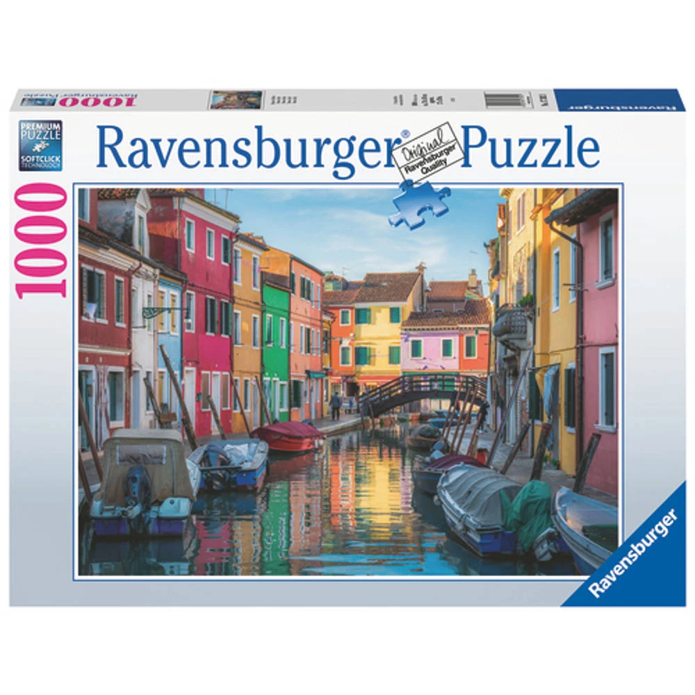 Ravensburger Puzzel Burano Italië - 1000 Stukjes 2 Ravensburger Puzzel Burano Italië - 1000 Stukjes - Afbeelding 2
