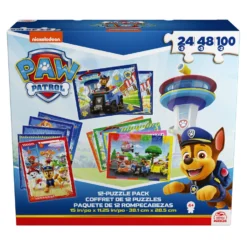 SPIN MASTER PAW Patrol 12-in-1 Puzzelset - 24 + 48 + 100 Stukjes
