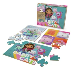 SPIN MASTER Gabby’s Poppenhuis Houten Puzzelset - 12 + 16 Stukjes -Spellen Speelgoed Winkel 1995792 160ff39b