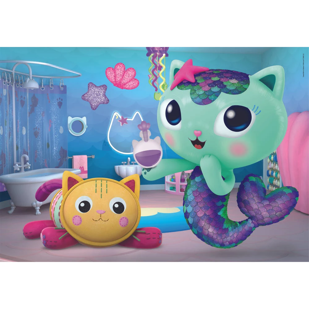 Clementoni Gabby’s Poppenhuis Super Color Puzzelset Feest - 3 X 48 Stukjes 2 Clementoni Gabby’s Poppenhuis Super Color Puzzelset Feest - 3 X 48 Stukjes - Afbeelding 2