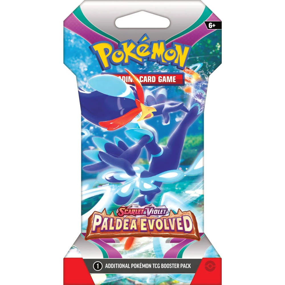 ASMODEE Pokémon TCG Scarlet & Violet Paldea Evolved Sleeved Booster 1 ASMODEE Pokémon TCG Scarlet & Violet Paldea Evolved Sleeved Booster