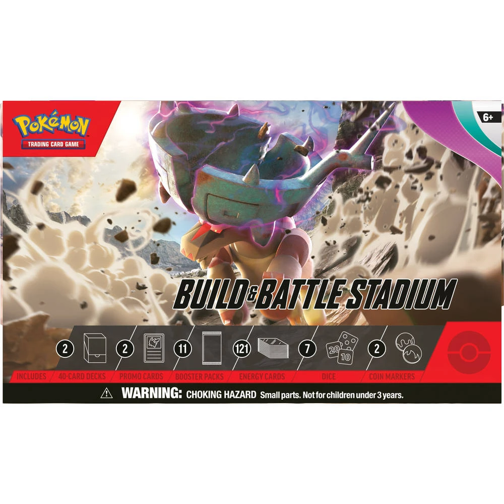 ASMODEE Pokémon TCG Scarlet & Violet Paldea Evolved Build & Battle Stadium 3 ASMODEE Pokémon TCG Scarlet & Violet Paldea Evolved Build & Battle Stadium - Afbeelding 3