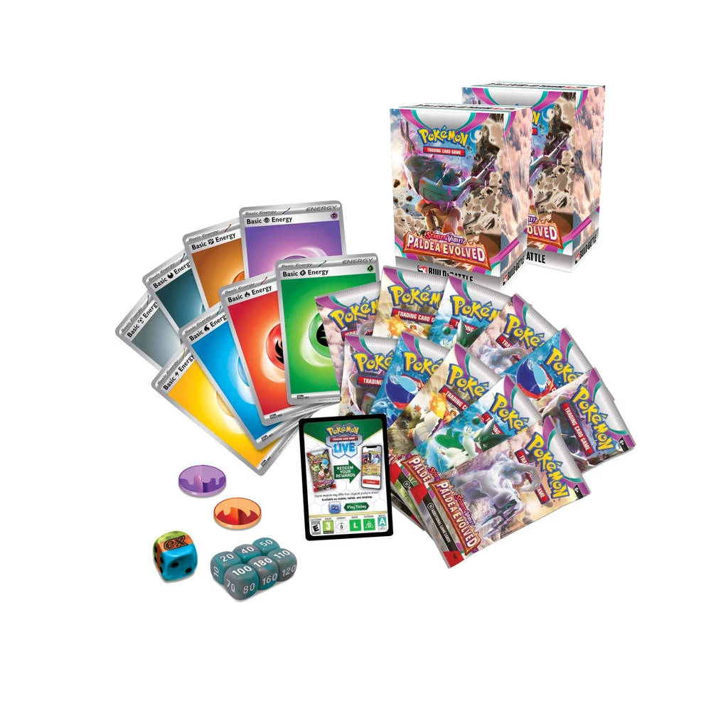 ASMODEE Pokémon TCG Scarlet & Violet Paldea Evolved Build & Battle Stadium 2 ASMODEE Pokémon TCG Scarlet & Violet Paldea Evolved Build & Battle Stadium - Afbeelding 2