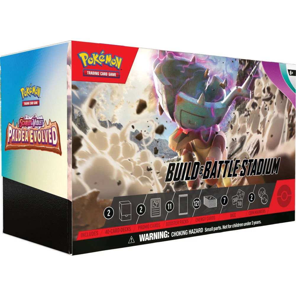 ASMODEE Pokémon TCG Scarlet & Violet Paldea Evolved Build & Battle Stadium 1 ASMODEE Pokémon TCG Scarlet & Violet Paldea Evolved Build & Battle Stadium