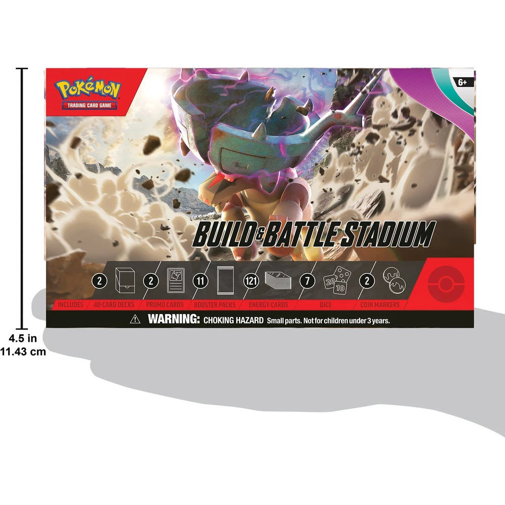 ASMODEE Pokémon TCG Scarlet & Violet Paldea Evolved Build & Battle Stadium 4 ASMODEE Pokémon TCG Scarlet & Violet Paldea Evolved Build & Battle Stadium - Afbeelding 4