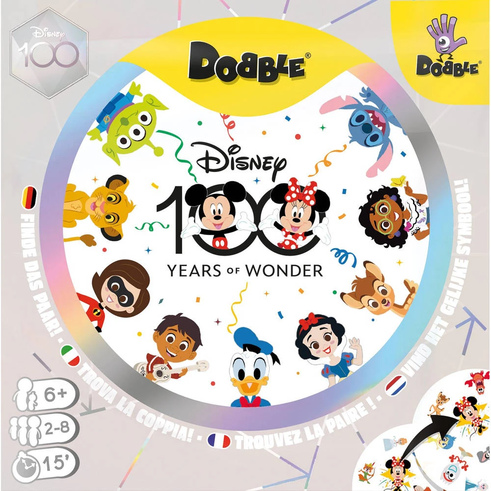 No Brand Dobble Disney 100 Years Of Wonder 2 No Brand Dobble Disney 100 Years Of Wonder - Afbeelding 2