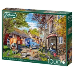 Jumbo Falcon De Luxe Puzzel Blacksmith's Cottage - 1000 Stukjes -Spellen Speelgoed Winkel 1996923 fcce2f64