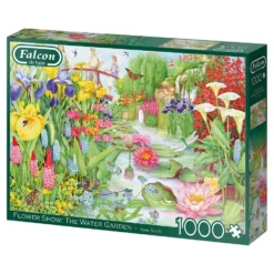 Jumbo Falcon De Luxe Puzzel Flower Show: The Water Garden - 1000 Stukjes -Spellen Speelgoed Winkel 1996928 57af9237