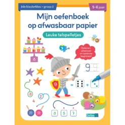 No Brand Mijn Oefenboek Op Afwasbaar Papier Leuke Telspelletjes - 5 Tot 6 Jaar
